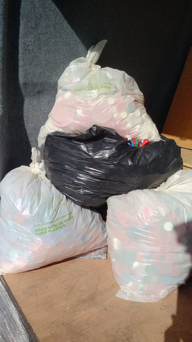 A big thanks to our friends in Waterford for collecting so many caps! We are hoping to put these to good use soon as we nearly have a workshop ready in North Dublin to turn your caps into useful products. We are also working on a local recycling space for 3D print filament too.