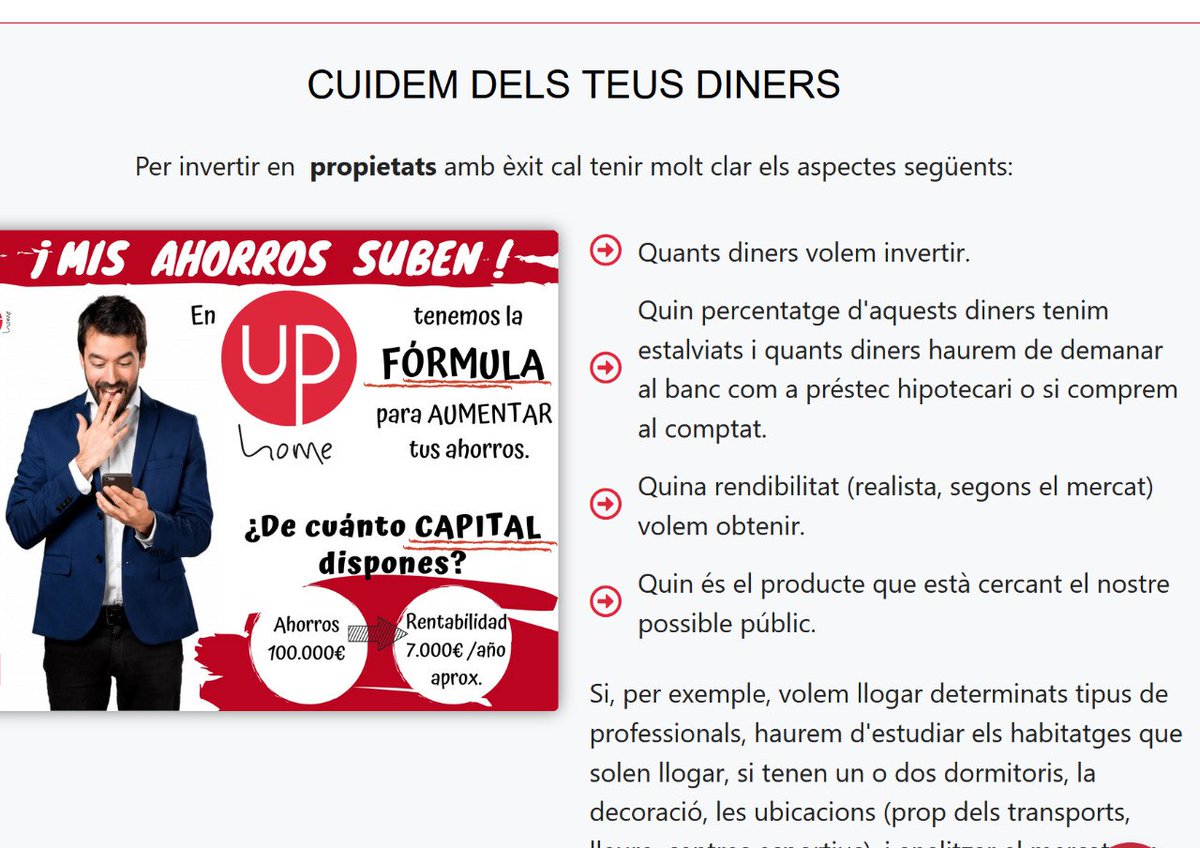 Heu vist estos fullets pel barri?
No són de cap "Senyora Rosa" són d'UP Home, immobiliària de Granollers que vol especular amb els habitatges d'Alcoi pujant els preus dels lloguers i de venda d'habitatges.
Fora voltors, el barri per a qui l'habita!