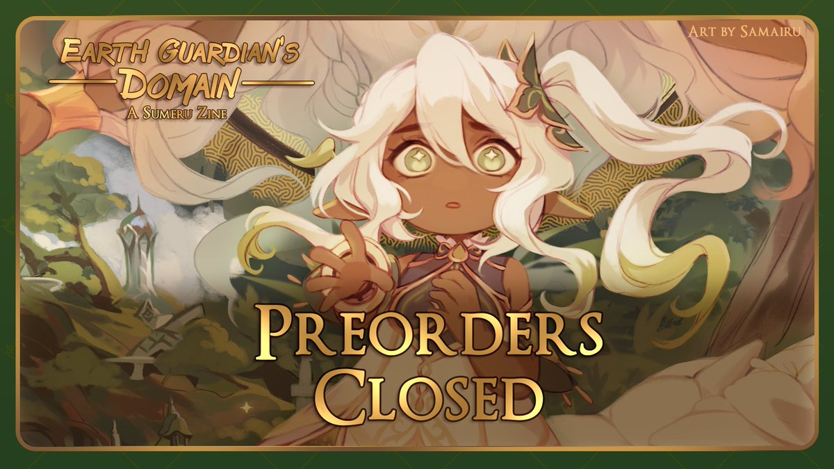 Earth Guardian's Domain: A Sumeru Zine tweet media