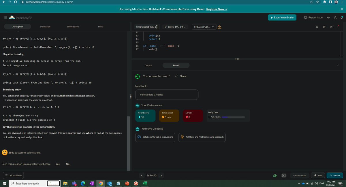 fooking_hell's tweet photo. Hello All, I have completed #Day59 of #365DaysofCode  Challenge with
@Scaler

Today I solved: https://t.co/ss4ILBcXan
Community Link: https://t.co/BIHSgRSLiO #scalerdiscord #codewithscaler https://t.co/xXnRZGl4rE