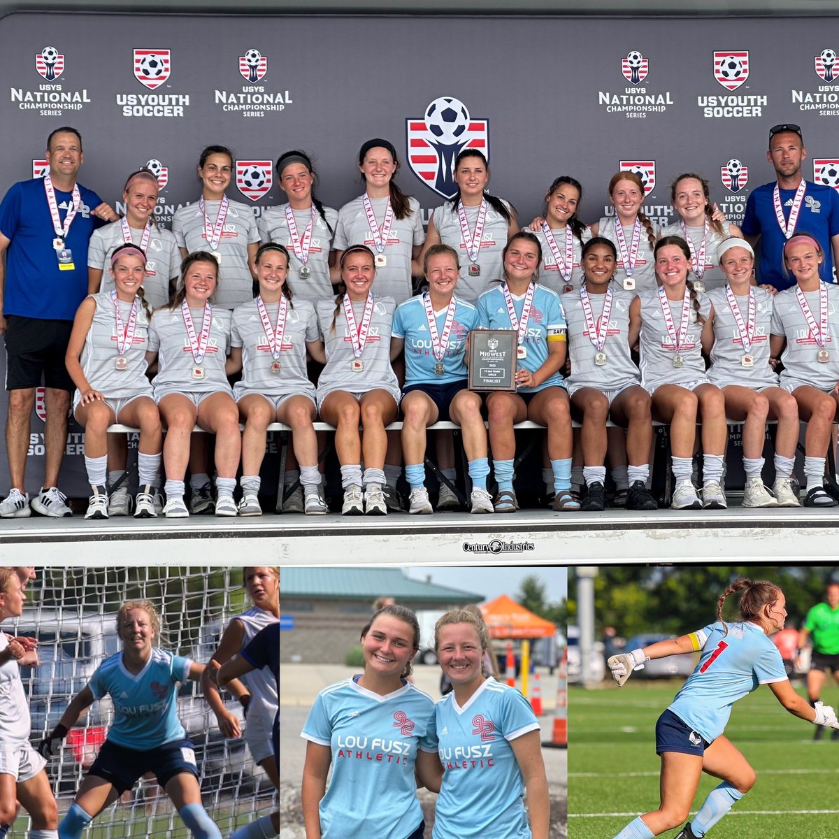 brandonHrandall's tweet photo. Runners up in the Midwest! Proud of how they played and looking forward to Nationals! Both Keepers played well this week and were a good team together! https://t.co/4LNX18Z6ii