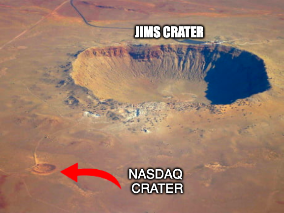 @jimcramer Jim the inverse Crater