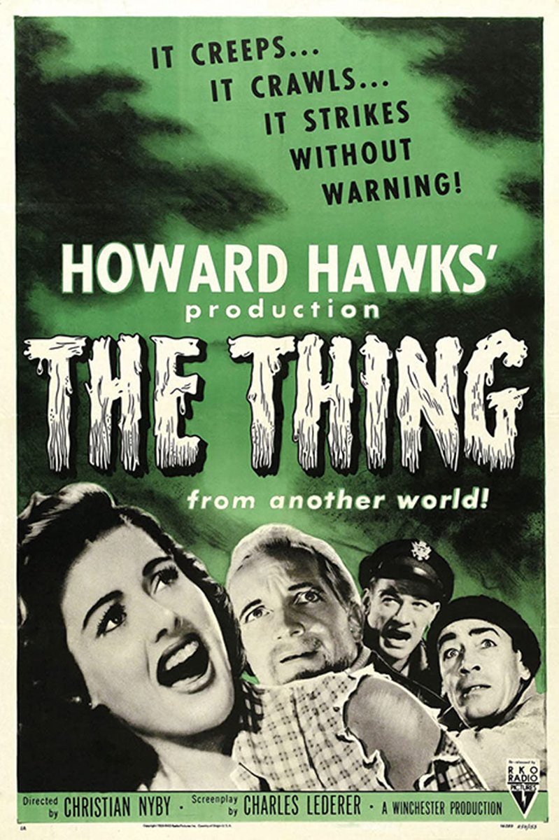 Resenha tinyurl.com/mtewrmcr do filme The Thing from Another World / O Monstro do Ártico (1951). #terror #ficcaocientifica #alienigenas #filmepretoebranco #anos50 #review #indicacaodefilme #suspiroearrepio