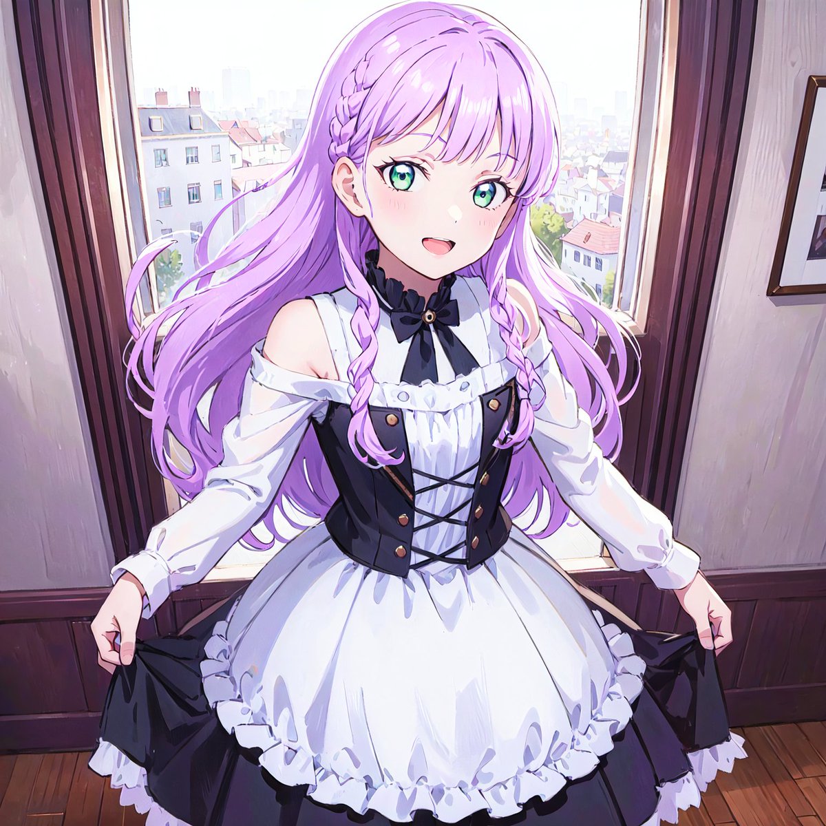 ドレス #AIイラスト #ウィーン・マルガレーテ