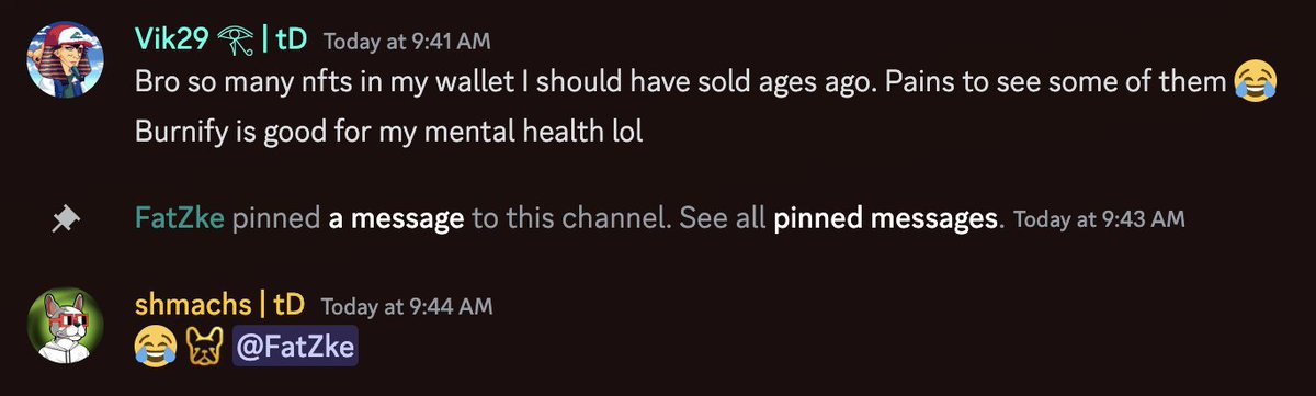 Burnify is good for the mental

👉 Burnify.net 👈

Go burn a rug and win a <a href="/oogyNFT/">oogy</a> 
Brought to you by <a href="/DegsNFT/">Degs NFT</a>