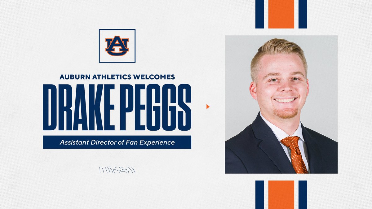 Paris Buchanan (@paris_buchanan) on Twitter photo Excited to welcome <a href="/drake_peggs/">Drake Peggs</a> to our Fan Experience team.
@FamousAmos_10 is building quite the squad on The Plains.
#WarEagle Excited to welcome <a href="/drake_peggs/">Drake Peggs</a> to our Fan Experience team.
@FamousAmos_10 is building quite the squad on The Plains.
#WarEagle