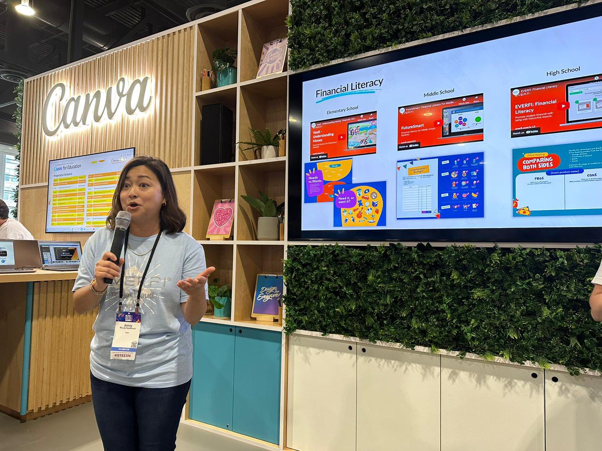 Thrilled to have met our amazing friends @LumioSocial  @EVERFIK12 @ParentSquare @EmpaticoOrg at #ISTELive! It was a pleasure to share insights and ideas with such innovative teams. Looking forward to continuing to collaborate together!

#CanvaEdu #NotatISTE