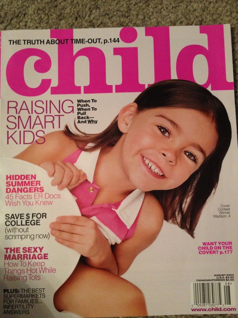 i just found out madison was 4 yrs old when she did her first appearance on a magazine cover?!?!?