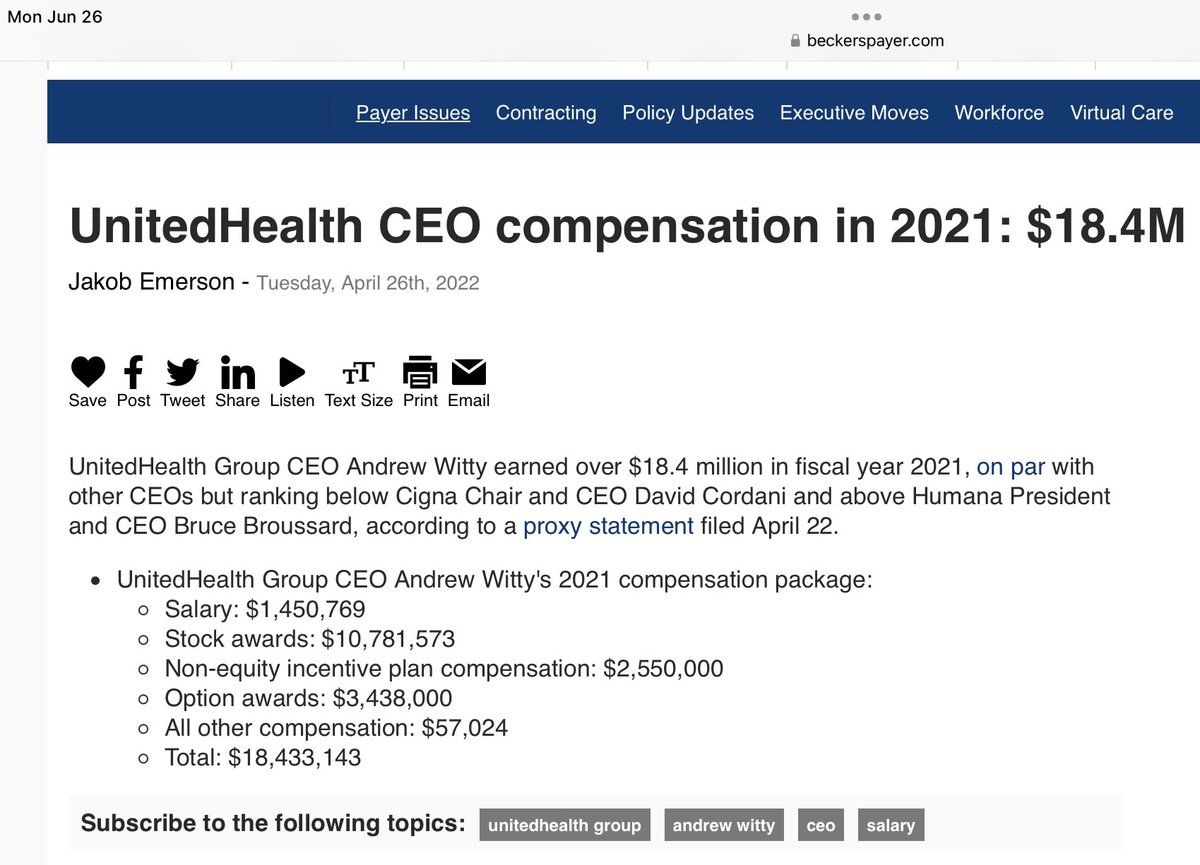 cdbrantley's tweet photo. @UHC #greed  This is where my insurance premiums are going?! Settle the contract with #ConwayRegional https://t.co/v4WDcr7qYn