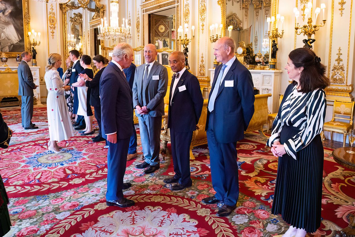 🎉Fantastic to celebrate with the first ever King’s Awards recipients at a reception hosted by His Majesty! 🎉