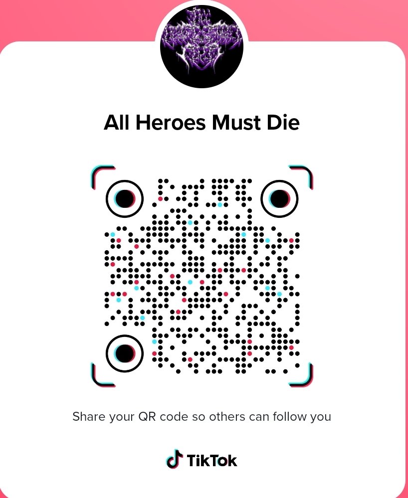 allheroes666's tweet photo. Follow us over on Instagram and TikTok!

#metal #metalmusic #music #instagram #twitter #tiktok #band #allheroesmustdie #ahmd https://t.co/OCMMLuBKzv