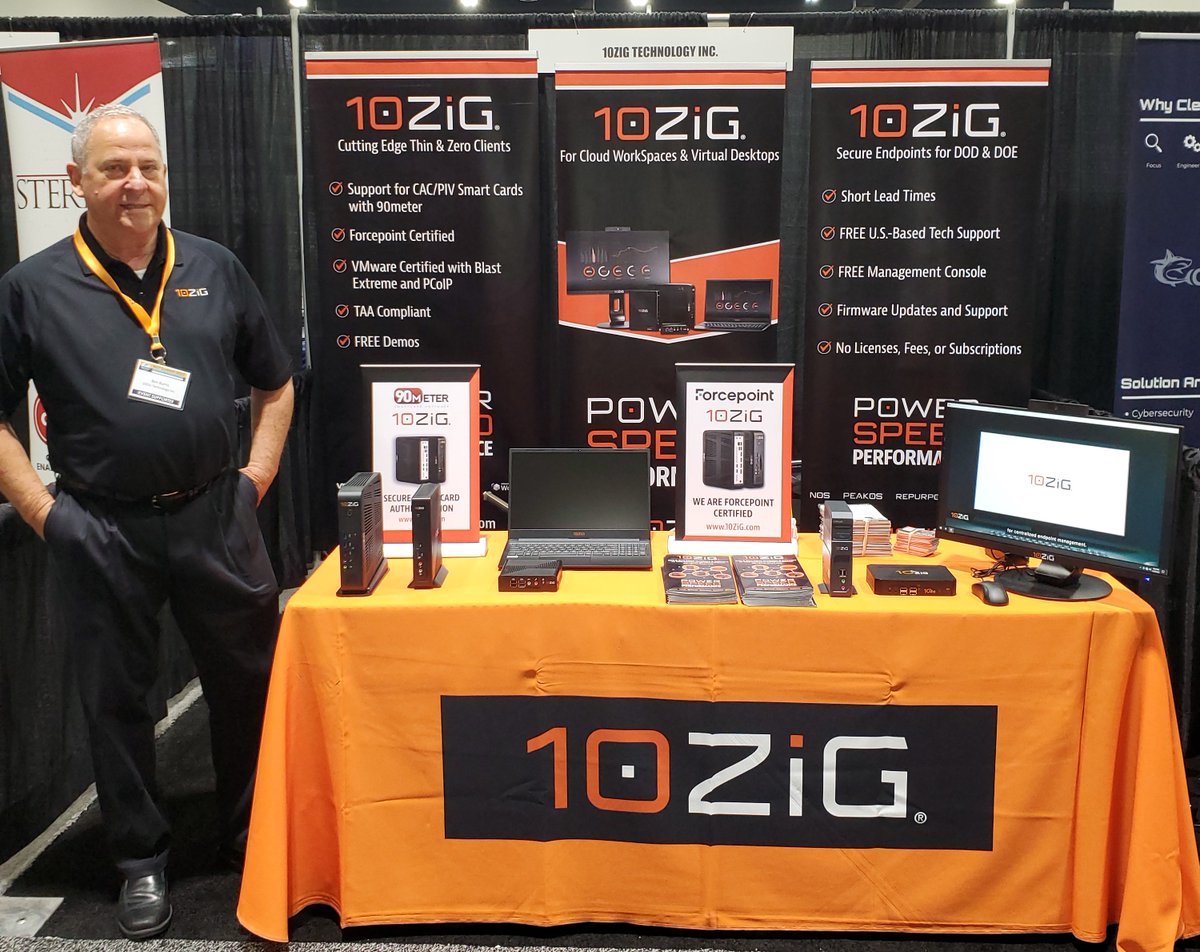 #10ZiG is at the NLIT Summit 2023 in Milwaukee today &amp; tomorrow. Stop by booth 610 and talk to Ben about our ultra-secure government and military endpoints – you can even see a live demo! #VDI #DaaS #SaaS #ThinClient #ZeroClient #UltraSecure #NLITSummit #Tradeshow