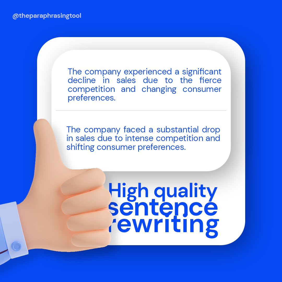 paraphrasing_'s tweet photo. Outsmarting the competition with our secret weapon—high-quality sentence rewriting skills!

#CompetitionConquerors #paraphrasingtool #explore #aitool #rewritingtool #secretweapon #besmart #conquertheworld https://t.co/5RLJu9UyeD
