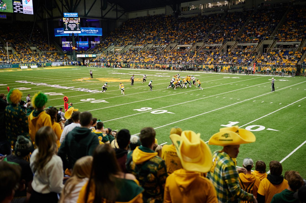 Season tickets for @NDSUfootball go on sale at 8 a.m. Saturday! Check out the interactive seat map on our website to view availability and choose your favorite seats for all six home games.

▶ gobison.com/news/2023/6/29…