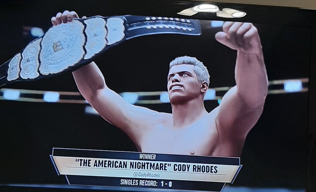 Ladies and gentleman, Cody Rhodes has finished the story