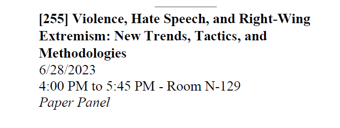 Such interesting projects revealed in the <a href="/CES_Europe/">CES</a> Panel on Violence, Hate Speech and Right-wing extremism.