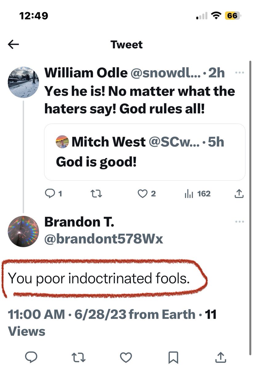 #wxtwitter LISTEN UP! THIS REPLY DOES IT.

I am SICK of this. We are a community, a group of folks who have come together for one passion: METEOROLOGY!

And look at this crap. The drama/ hatred is appalling. We should not be treating each other like this. It’s wrong. 

#StopItNow