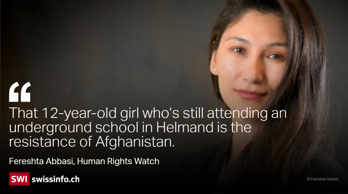 Listen to @FereshtaAbbasi, an #Afghanistan specialist at @hrw talking about the resilience of #women under #Taliban rule. Check out the latest episode of our Inside Geneva #podcast hosted by @ImogenFoulkes here: 👉s.swissin.fo/VV0bySQ 👉s.swissin.fo/c9VJKPs