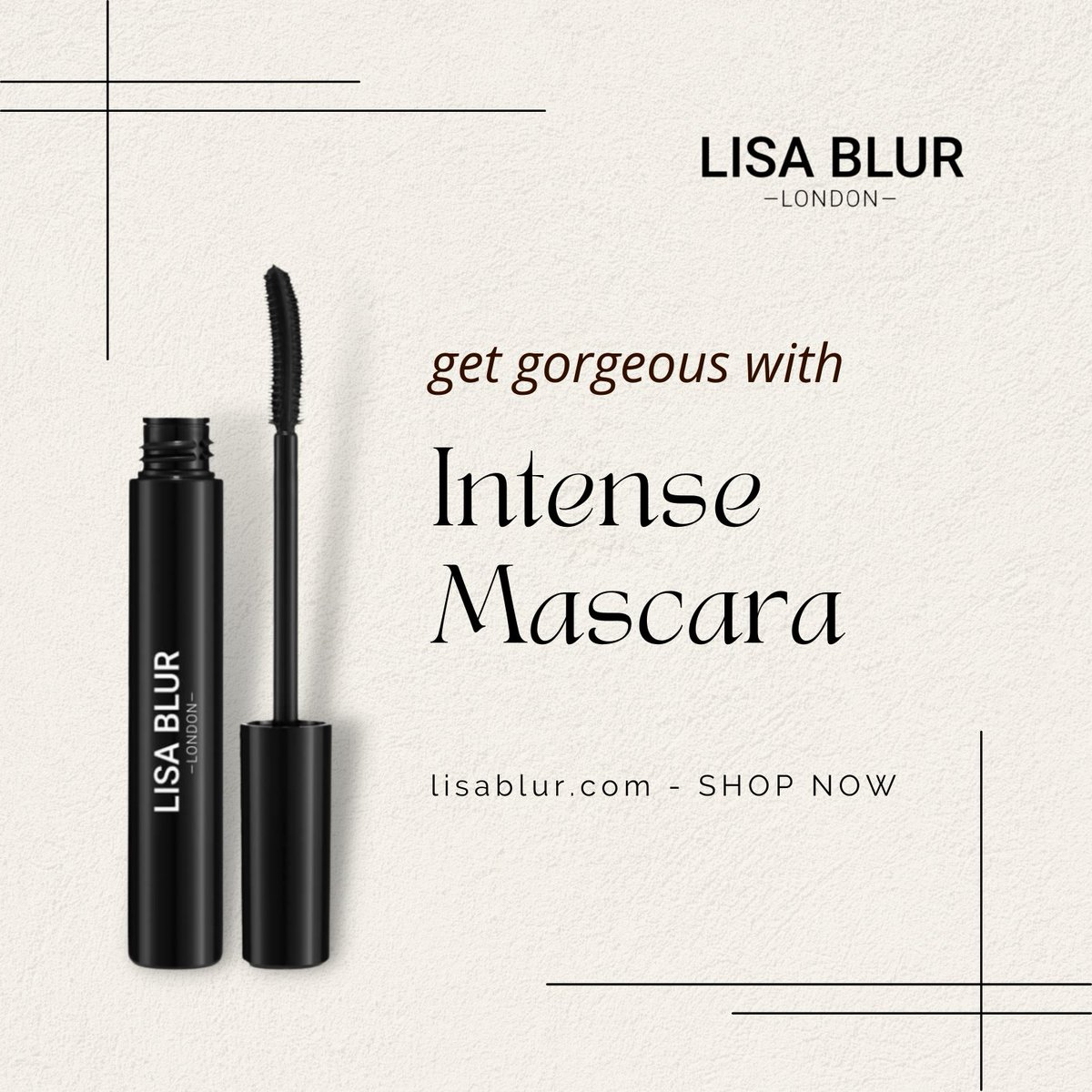 LisaBlurLondon's tweet photo. Enhance your natural beauty and get gorgeous with Intense Mascara. Your eyelashes will steal the spotlight. Order yours at https://t.co/PJvPGt13TE
.
.
.
#mascara #makeupbyme #lisablur #makeupslayageworldwide #lashes #extensionlashes #eyeglam #eyemakeuptutorial https://t.co/S1ZMVclTVn