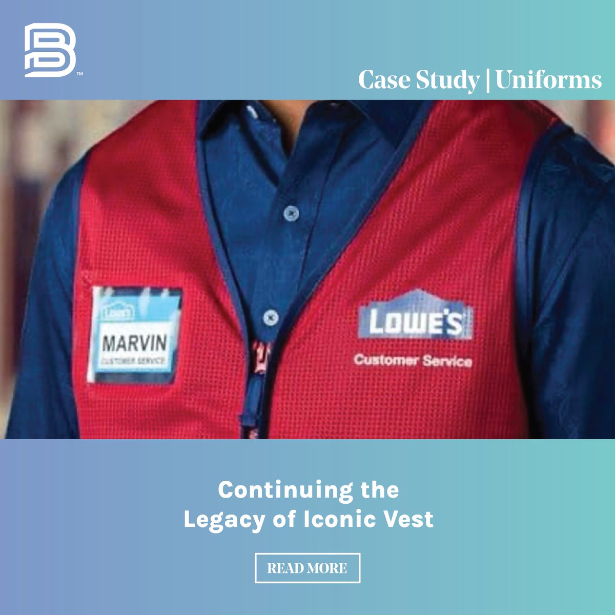 BAMKO's tweet image. #CaseStudy 🔍 | Continuing The Legacy of an Iconic Vest. See for yourself.  ➡okt.to/zWc7kr #Vests #Uniforms #Lowes