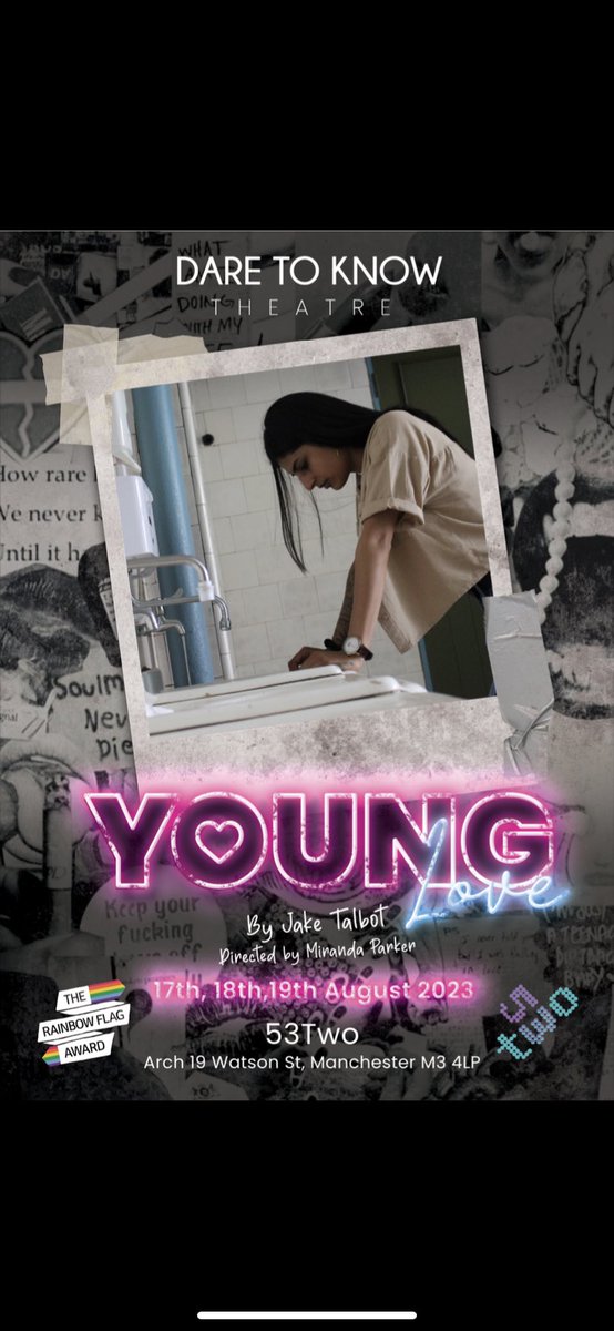 INTRODUCING ALICE!

A fiery, blunt and honest teenager who’s life is thrown up in the air when she thinks she might be pregnant.

Played by unbelievably talented <a href="/SonyaNisa5/">SonyaNisa</a>

YOUNG LOVE 
📌 <a href="/53two/">53two</a>
📅 17th August - 19th August
💰 PAY WHAT YOU CAN
🎟 daretoknowtheatre.com/shows-and-tick…