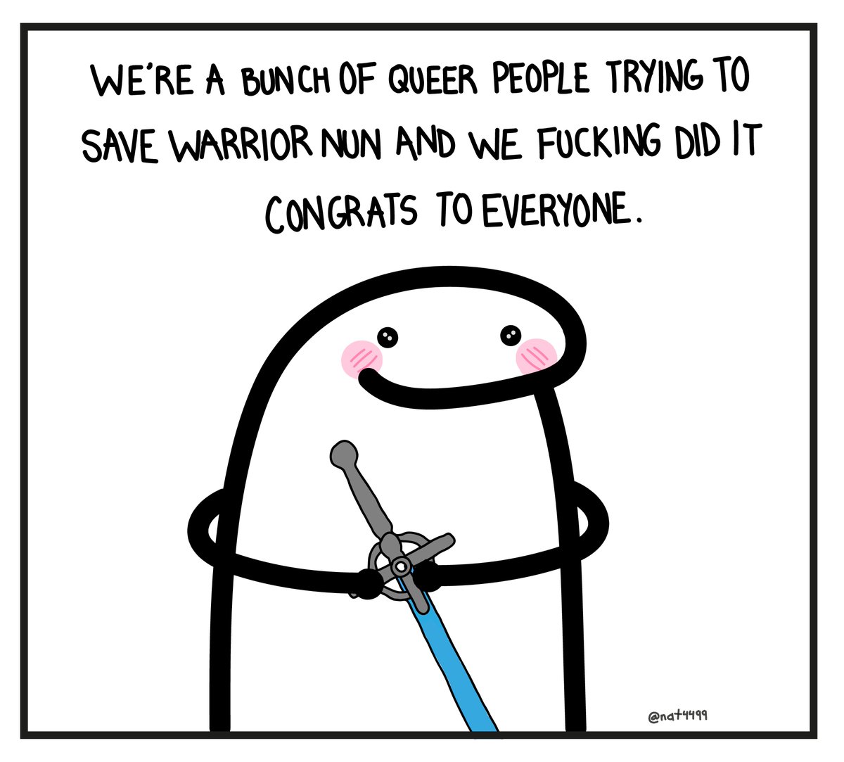 nat4499's tweet image. Soooo i needed to update my previous drawing... #warriornunsaved #warriornun