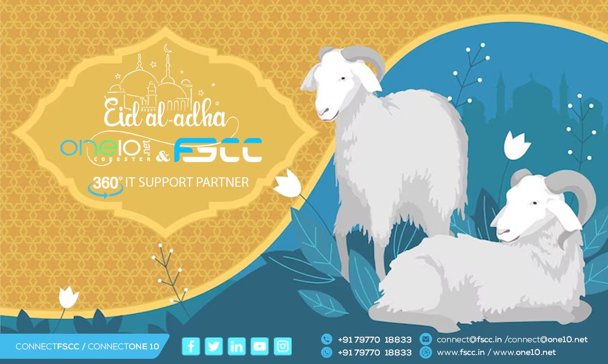 ConnectFSCC's tweet photo. Congratulations to everyone on the celebration of Eid ul Azha, which encourages sacrifice, dedication and sacrifice.

#EidAlAdha #EidulAzha #eidspecial #eidspecial https://t.co/Ck3RQqf1p8