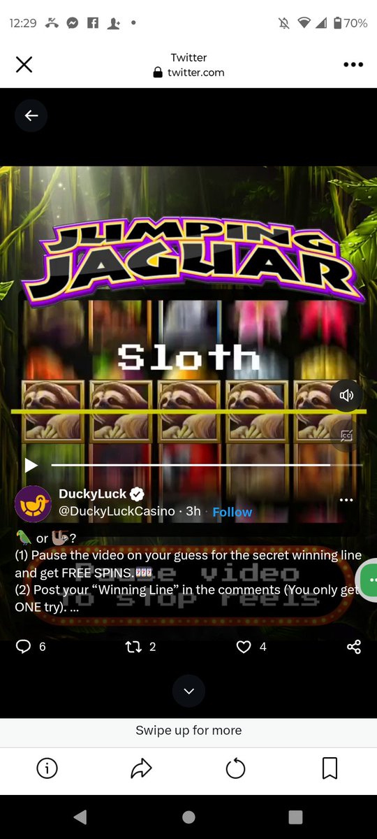 DumpyLoco's tweet photo. @DuckyLuckCasino https://t.co/SZ8Zzn5WZo