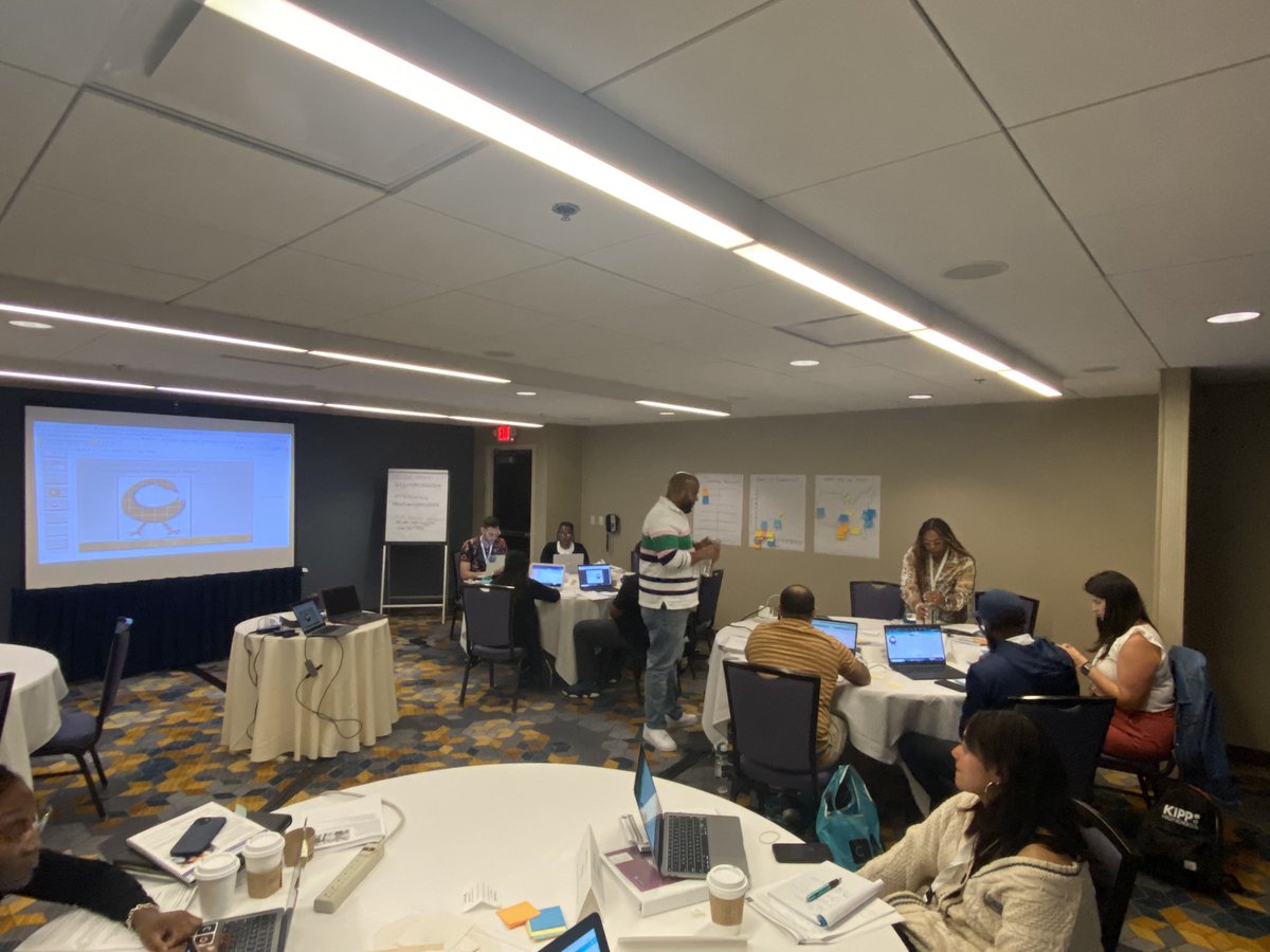 The first @kipp teaching groups have presented @codeorg CSP lessons today and were amazing. @TeachNotBlock and I are looking forward to the rest. @TeachCode #CSforAll #APCSP