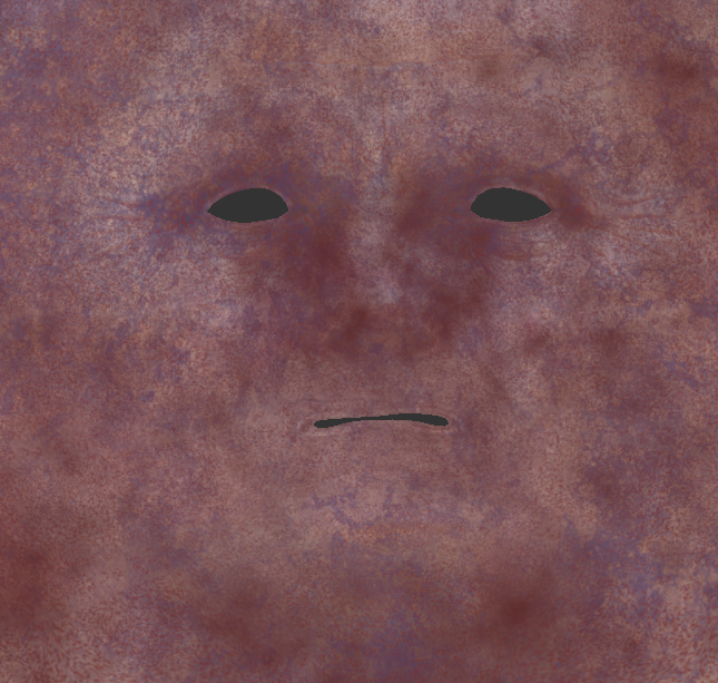 That part of texturing where your character looks like a bacon-beast trying to scream for help