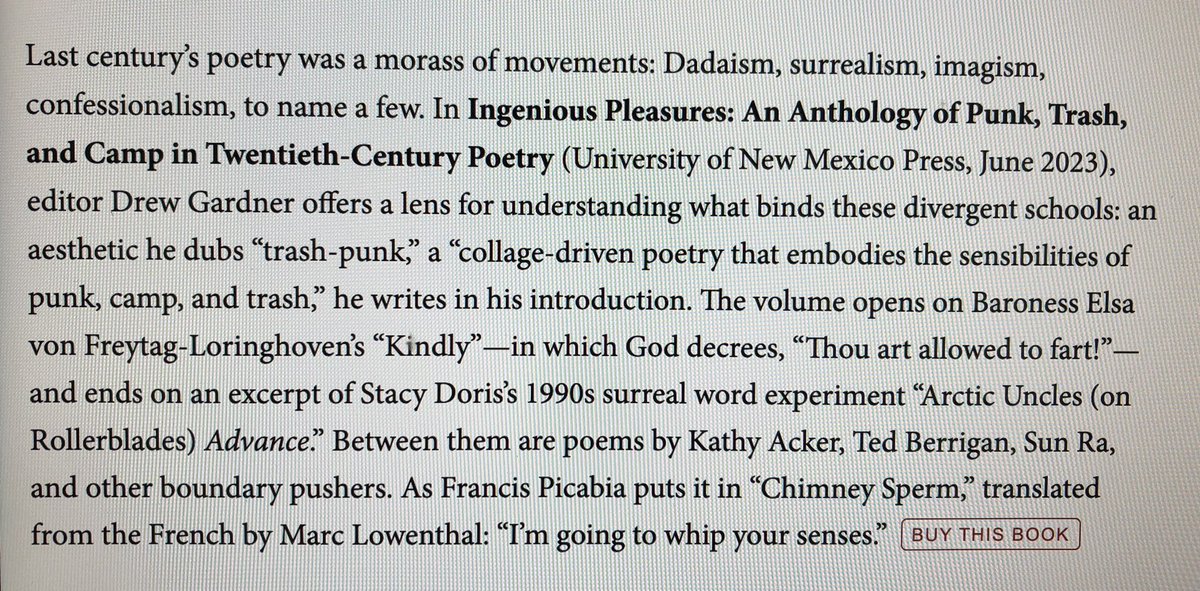 Poets & Writers on my new Ingenious Pleasures poetry anthology @poetswritersinc @UNMPress