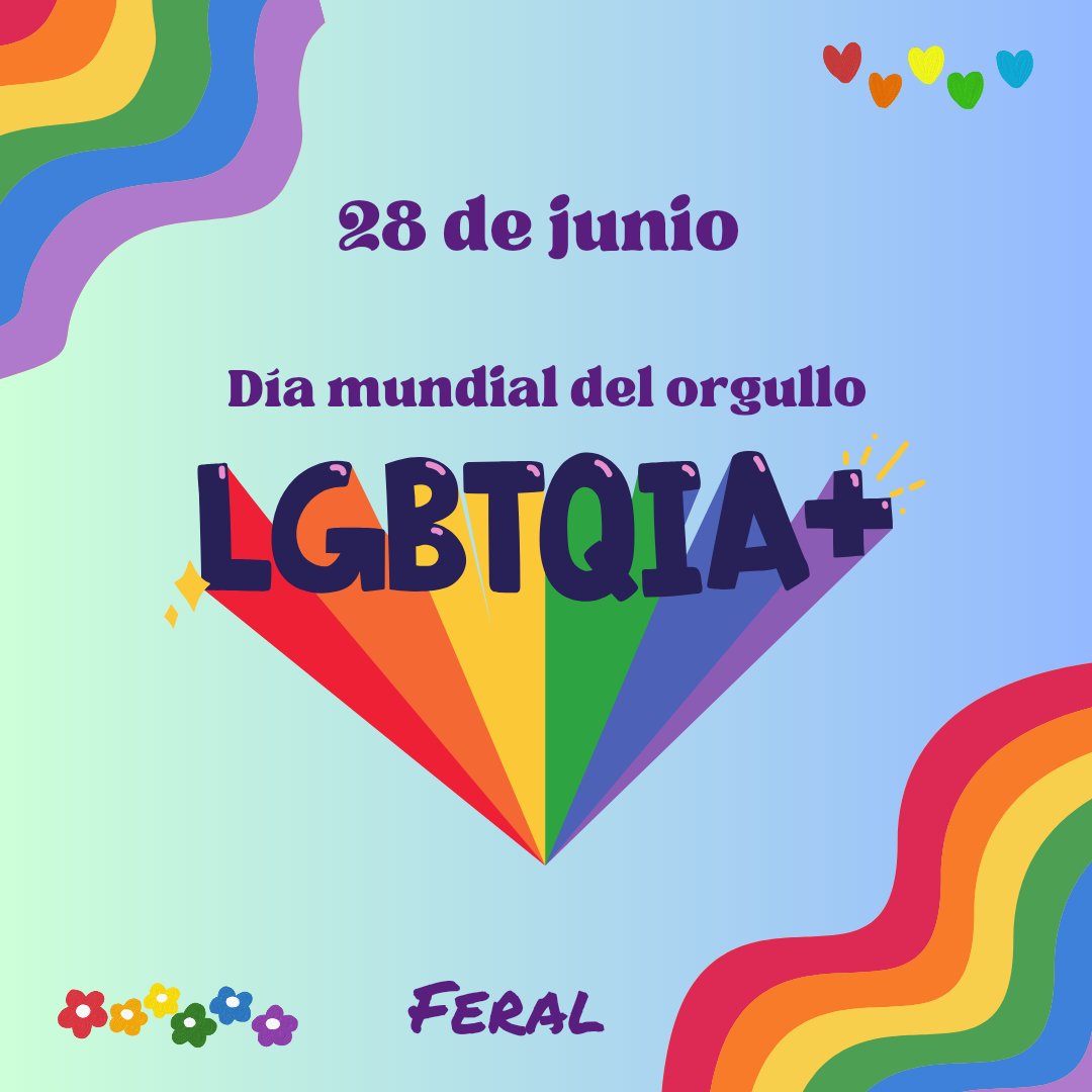 StoreFeral's tweet photo. 🌈¡Feliz Día Mundial del Orgullo LGBTQIA+!🌈 

Hoy celebramos la diversidad, la inclusión y el amor en todas sus formas. 

¡Juntes somos más fuertes y  lograremos un mundo donde cada persona pueda vivir con orgullo y dignidad! ❤️🧡💛💚💙💜🤎🖤🤍 

#Pride2023 #Orgullo #LGBTIQ https://t.co/8etoPk3RsC