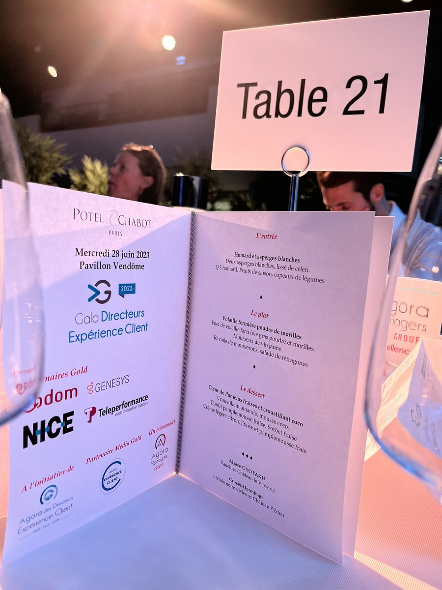 OdigoFr's tweet image. Le #GalaExperienceClient nous propose un très bon repas… 🥂🍤 bon appétit ! 
@Agora_Managers