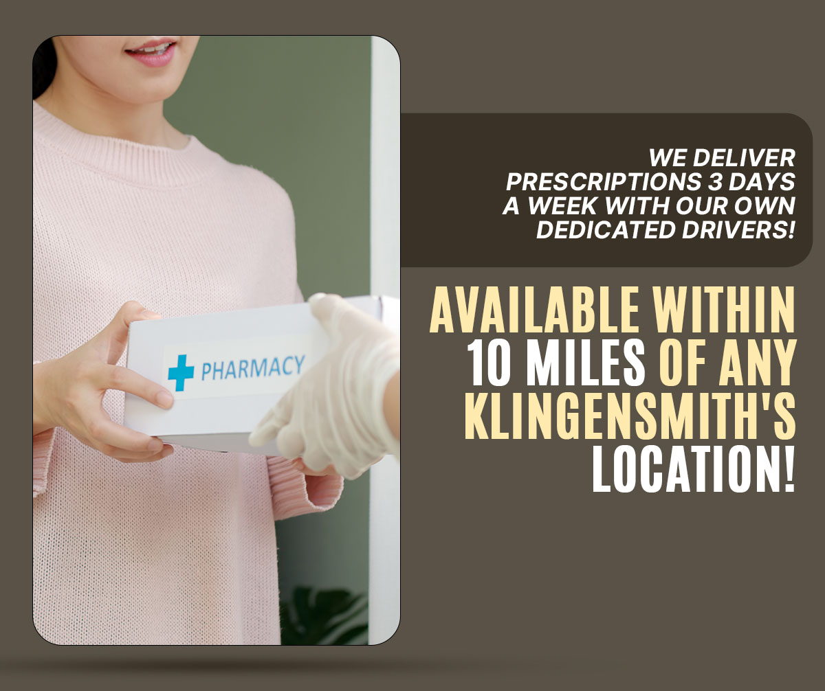 klingsrx's tweet photo. Experience top-notch delivery service with Klingensmith's! Our own dedicated drivers ensure that your orders are delivered safely and promptly 3 days a week within a 10 mile radius of our locations!

#KlingsRx #Klingensmiths #rxdelivery #prescriptiondelivery #pharmacydelivery https://t.co/8D6VeSY1mD