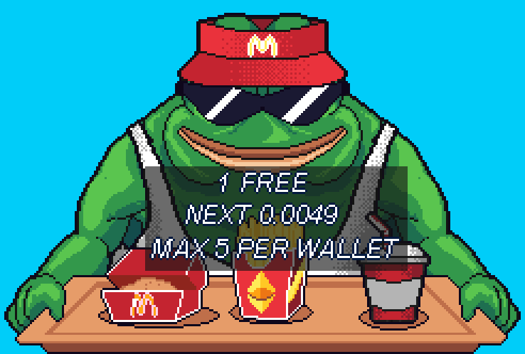 Fatpepenft's tweet photo. MINT DAY IS COME!

Stealth Launch 
Public : 28 June 3:00 pm EST - 4:00 pm EST
1 FREE
Next : 0.0049ETH 
Max per wallet : 5  
Supply : 6969

WL Game winners will be airdropped insant after public.
LETS GET FAT!

Website : https://t.co/zPpksNdIZs
Contract : https://t.co/3TlzL3JK2E https://t.co/5he4I3Sbnx