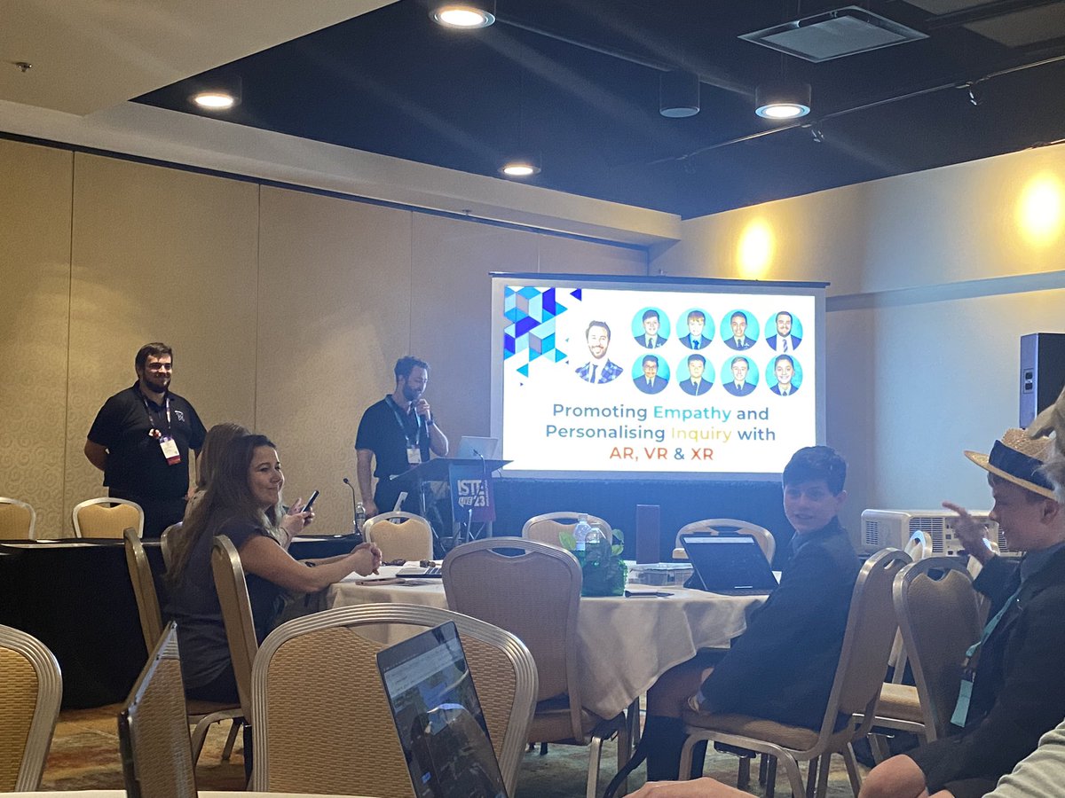 Erin Cummings (@erinc_cciu) on Twitter photo I have been looking forward to this session on Promoting Empathy and Personalizing Inquiry with AR, VR and XR! #ISTELive #ISTELive23 <a href="/MatthewHawke11/">Matt Hawke #ISTELive</a> <a href="/MoonEduTech/">Blake Moon</a> I have been looking forward to this session on Promoting Empathy and Personalizing Inquiry with AR, VR and XR! #ISTELive #ISTELive23 <a href="/MatthewHawke11/">Matt Hawke #ISTELive</a> <a href="/MoonEduTech/">Blake Moon</a>