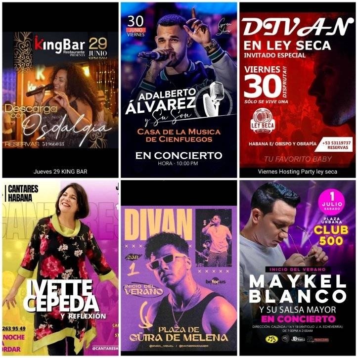 👌Excelentes propuestas para fin de semana🎶💃🕺
#agenciamusicalia  #30años #alritmodetuarte 
#SomosArtexCuba