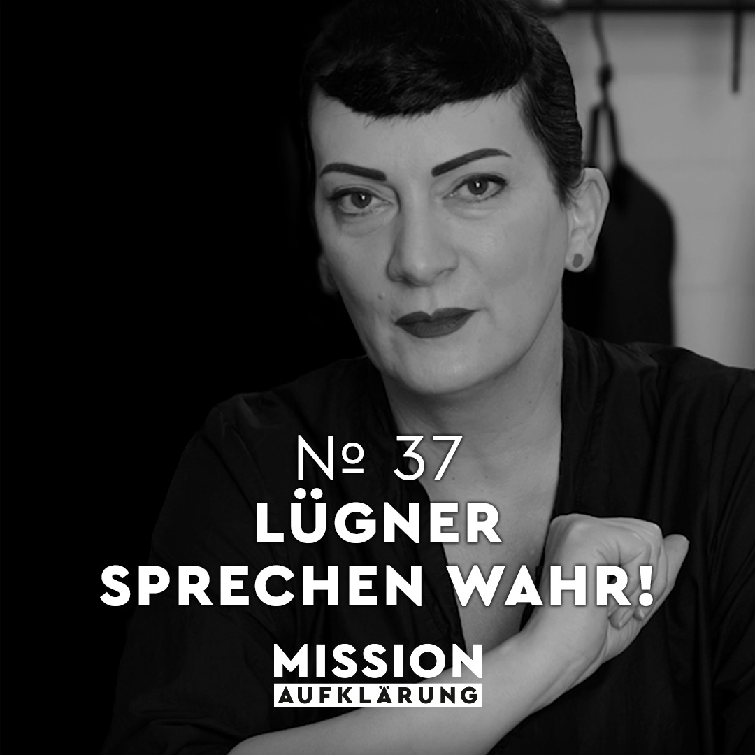 LÜGNER SAGEN DIE WAHRHEIT! 
Meine aktuelle Mission Aufklärung fokussiert das VATOU der Narzissten und wie wir wieder zur Wahrheit finden. Hier geht’s lang: youtu.be/z5zt9r8O-Qk