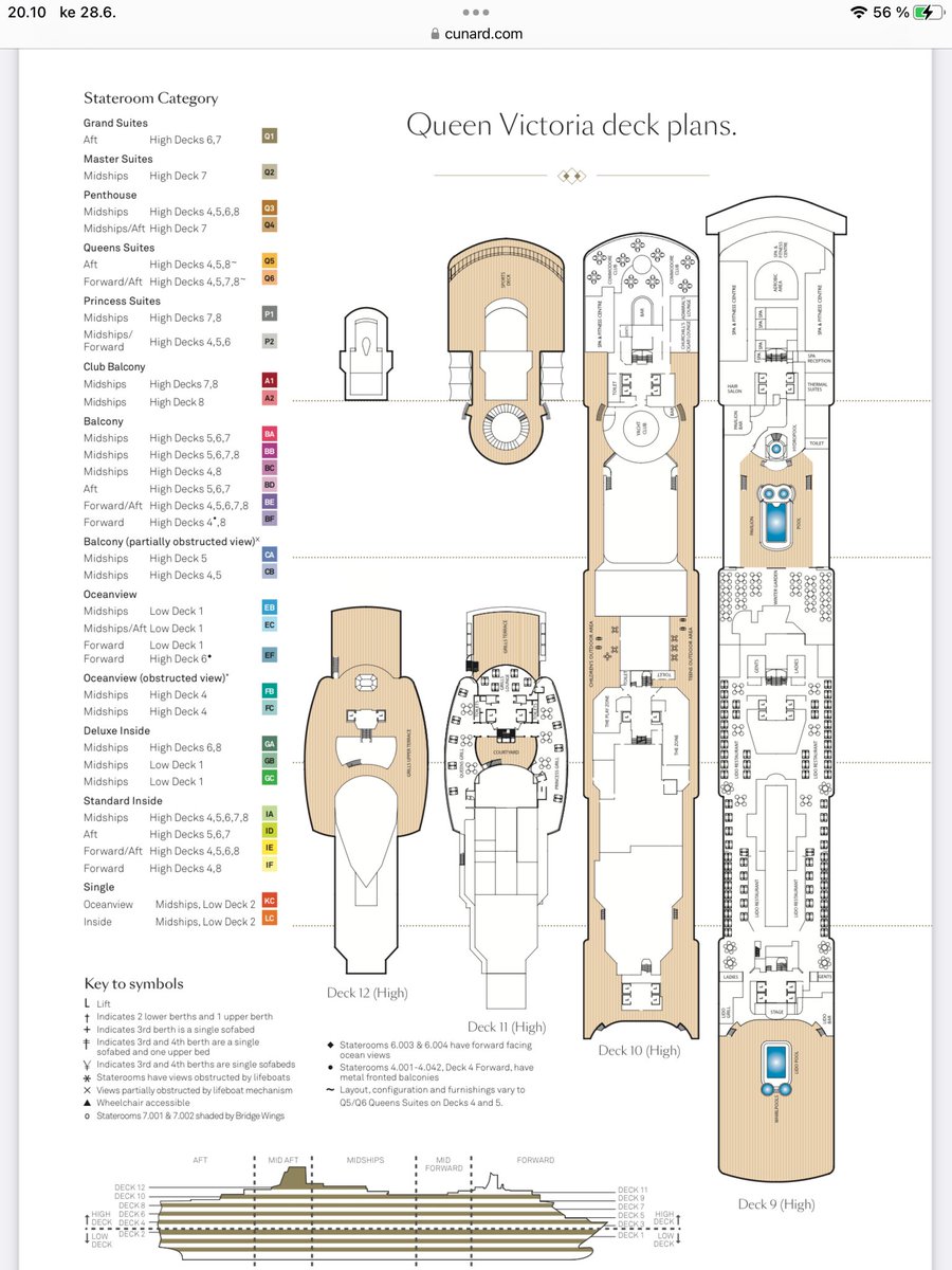 Alpi23476538's tweet photo. Is it just me who enjoy to study deck plans of the ship before upcoming cruise? 😁
#QueenVictoria #Cunard #Cruising #NorwegianFjords https://t.co/jQdluIO6J3