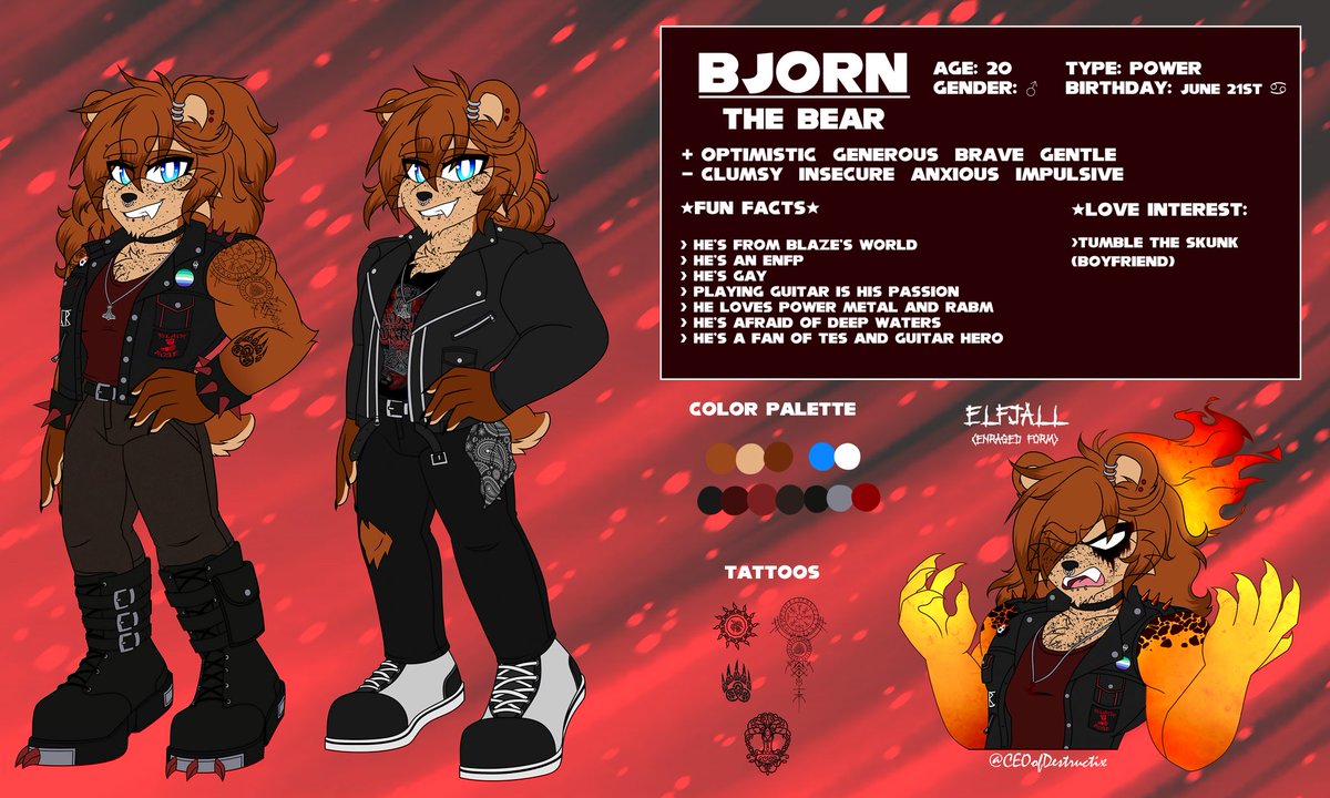 🔥Bjorn🔥, aka 'Warhammer' 
'This bad boy can play the entire discography of Dragonforce with his eyes shut'
