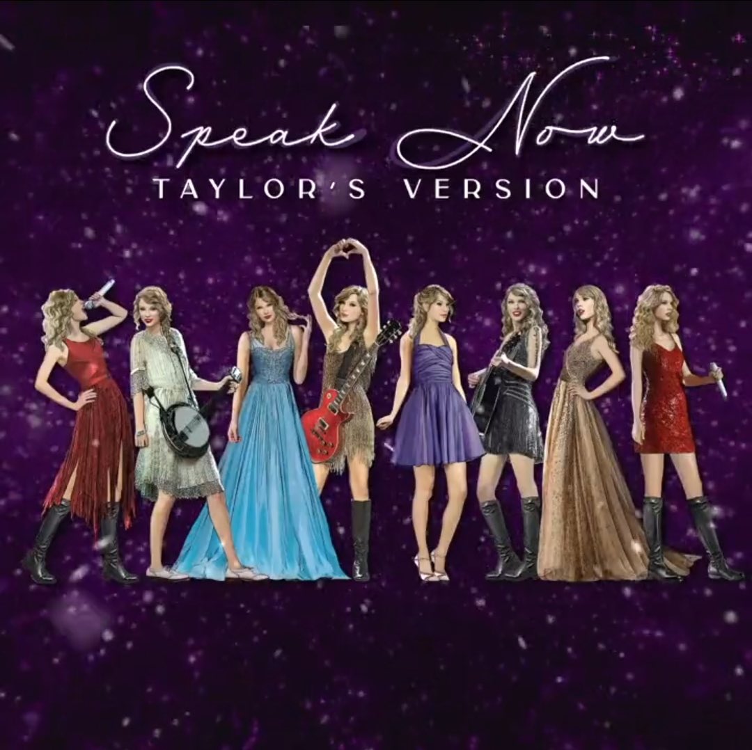 they said speak now…1h hour to go for special merch! #SpeakNowTaylorsVersion