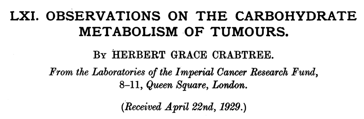 Time for summer fun 🌞⛱️: let's talk about the Crabtree effect 🦀🦀, an ultimate #metabolismclassic, describing the ability of glucose to represses mitochondrial respiration ncbi.nlm.nih.gov/pmc/articles/P… 1/n