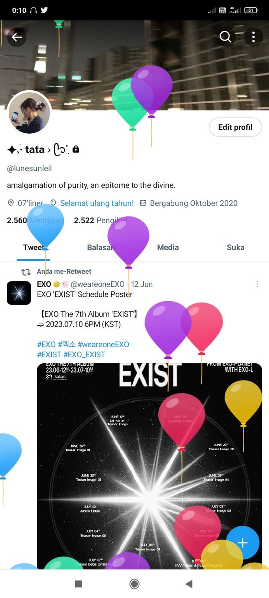 yey ada balonnyaa