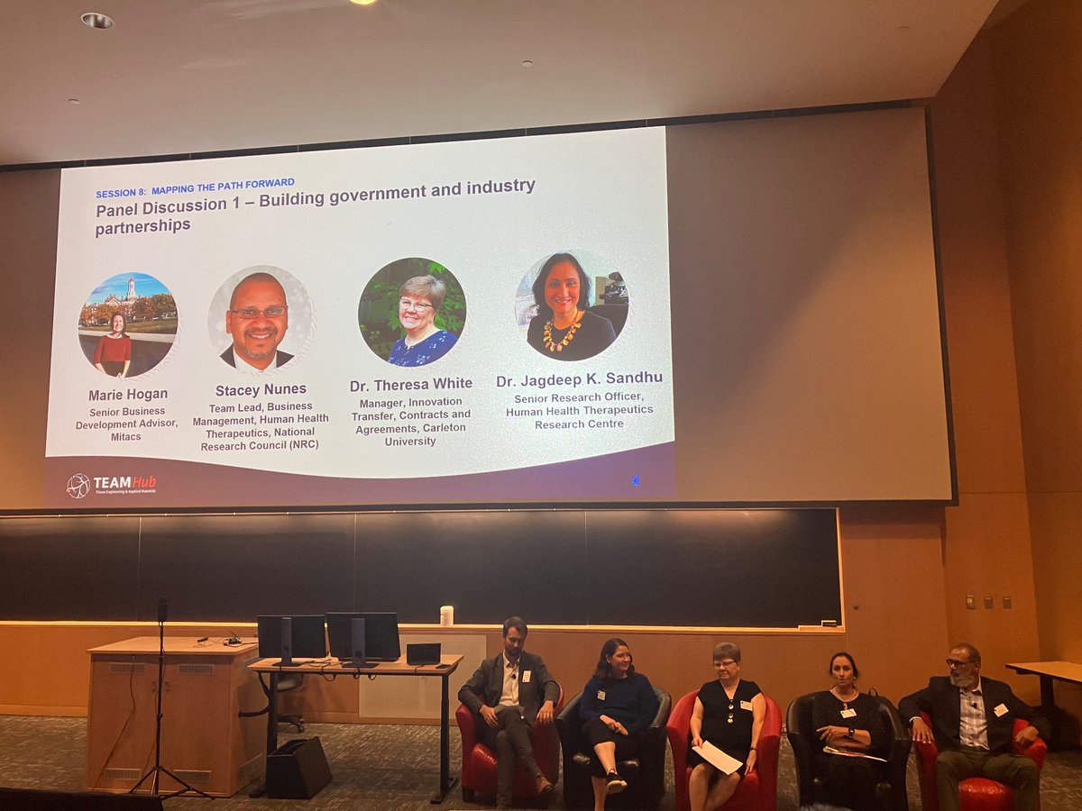 Fateme Rajabi (@frajabiyazdi) on Twitter photo Exciting panel going on building partnership with industry and government <a href="/TEAMHub_Ottawa/">Tissue Engineering & Applied Materials (TEAM) Hub</a> #teamhub #carletonUniversity #Ottawa Exciting panel going on building partnership with industry and government <a href="/TEAMHub_Ottawa/">Tissue Engineering & Applied Materials (TEAM) Hub</a> #teamhub #carletonUniversity #Ottawa