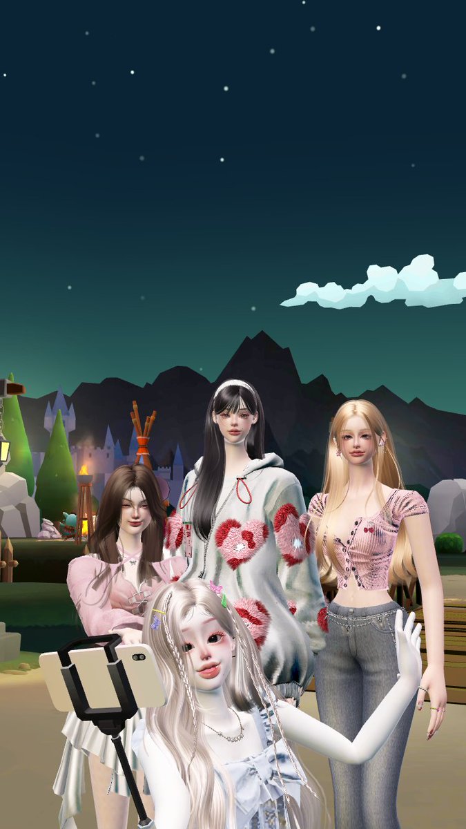 bubblebusa's tweet image. ternyata ak cma poto 2x 
judulnya lebaran bersama trio jamet @_kt__sh @shannfloers @sunsieer