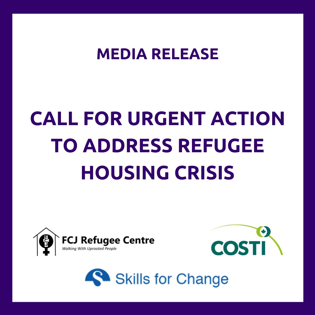 Community groups in Toronto are calling on the governments of Canada and Ontario, and Toronto’s Mayor-elect to act urgently to provide emergency and long-term shelter for refugee claimants in Toronto. 👉 fcjrefugeecentre.org/2023/06/commun…