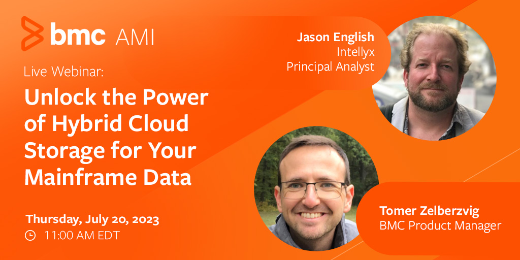 Join our July 20 webinar to learn more about how modernizing your #mainframe data management with hybrid cloud solutions can help reduce costs, improve accessibility, strengthen data protection, and unlock new business insights.

loom.ly/Mr5KftQ