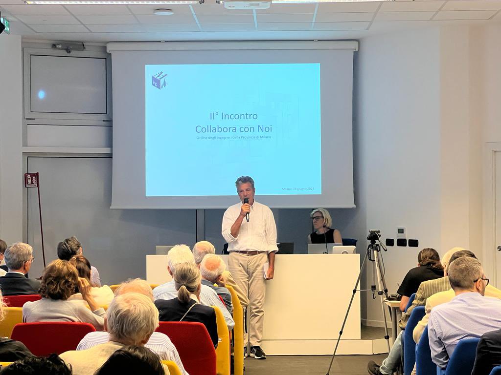 “L’iniziativa Collabora con Noi vuole essere anche un’occasione per avvicinare all’OIM nuovi e giovani talenti”

🎤Ing. Bruno Finzi, Presidente Commissione Strutture