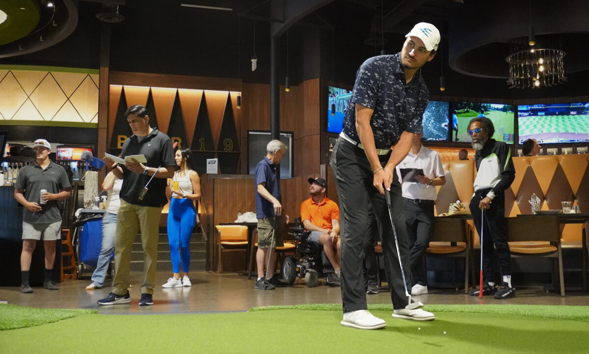 PuttingWorld's tweet photo. Bring your putter and your A-game to Putting World tonight between 6-9 pm for a chance to win prizes. Buy your way into our open-entry tournament for just $30 and show off those skills! Anyone can enter - see you tonight!
#PuttingWorld #Putting https://t.co/p72Cu8o7Lv