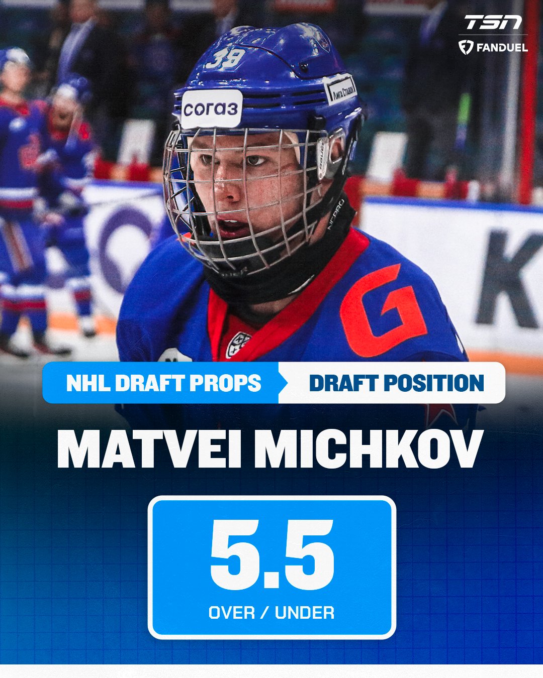 Where to pick Matvei Michkov and other Russian players is a top